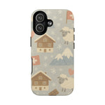 Swiss Chalet Sheep Pattern Tough MagSafe iPhone Case  Shamo's iPhone 17 / Glossy