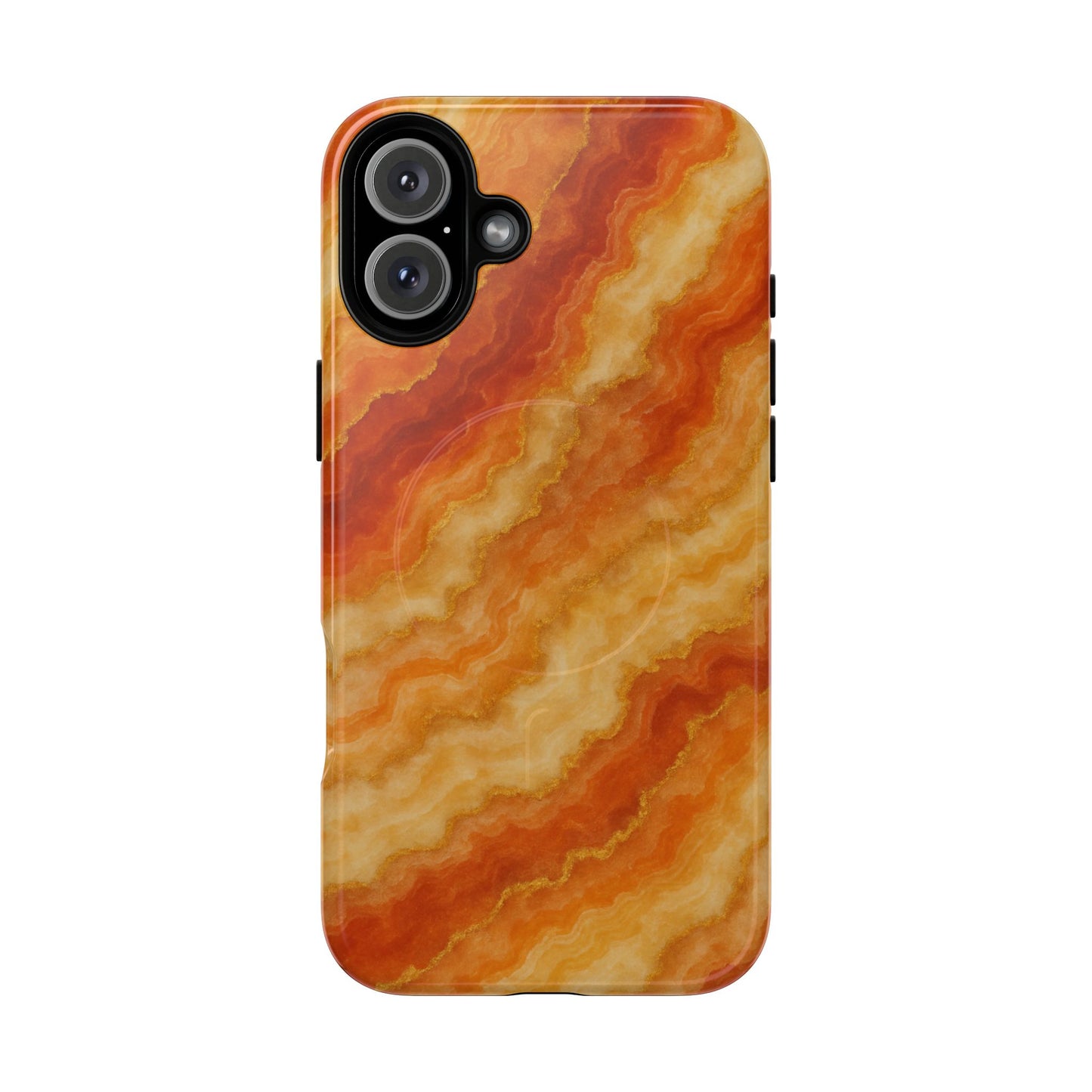 Amber Agate Marble iPhone Case with MagSafe - Shamo's