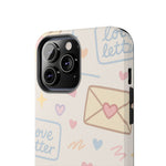 Pastel Love Letter Hearts Impact Phone Case  Shamo's