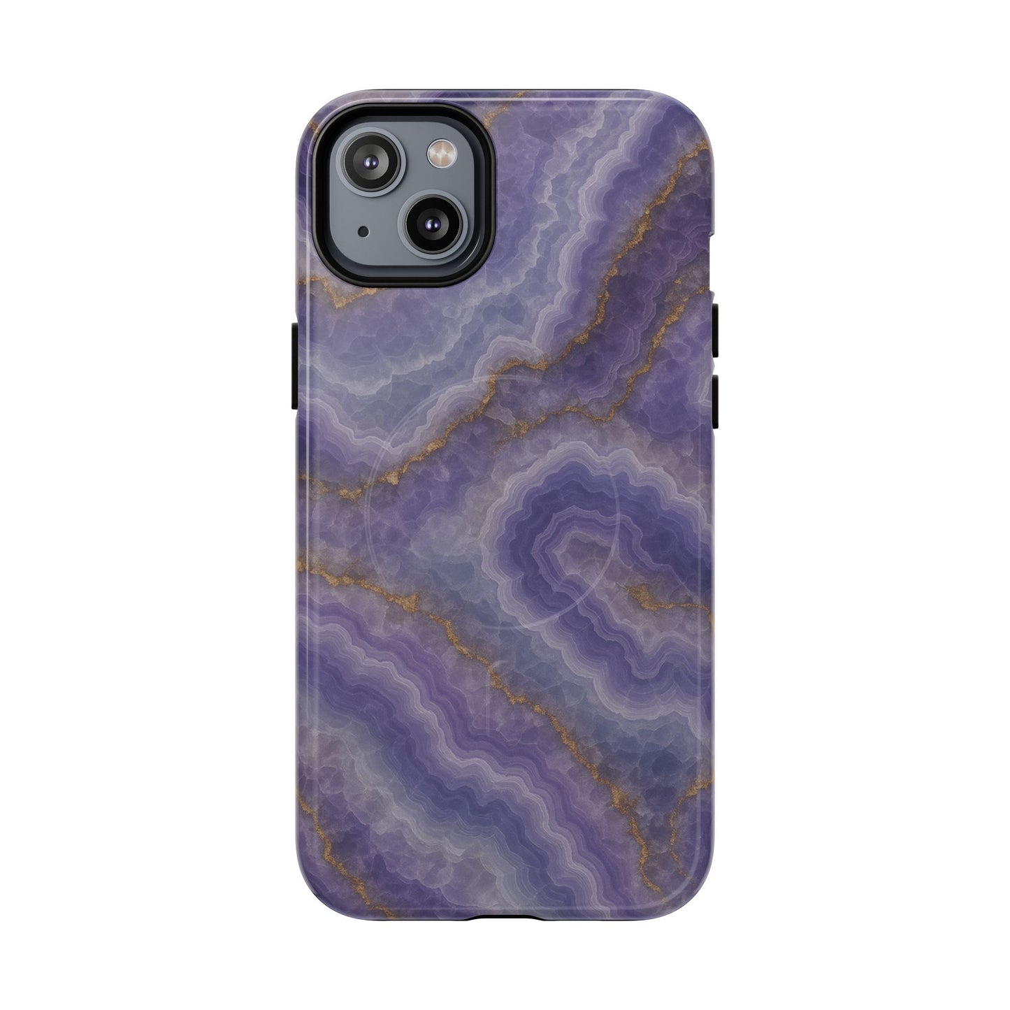 Purple Agate Marble iPhone Case with MagSafe - Shamo's