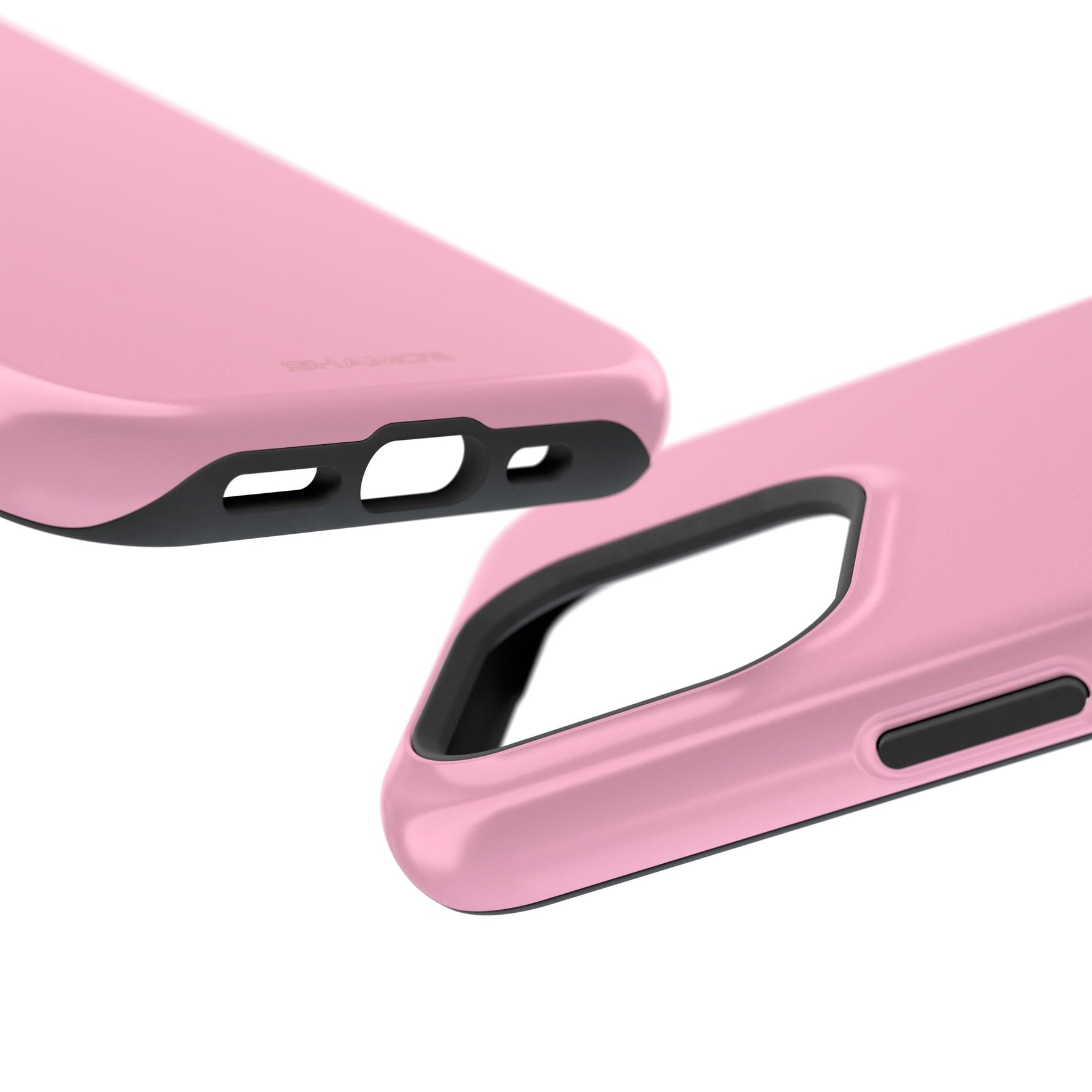 Cotton Candy Pastel Pink Impact-Resistant Phone Case | Slim Protective MagSafe-Compatible Cover