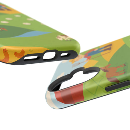 Farm-Themed Impact-Resistant MagSafe Phone Case