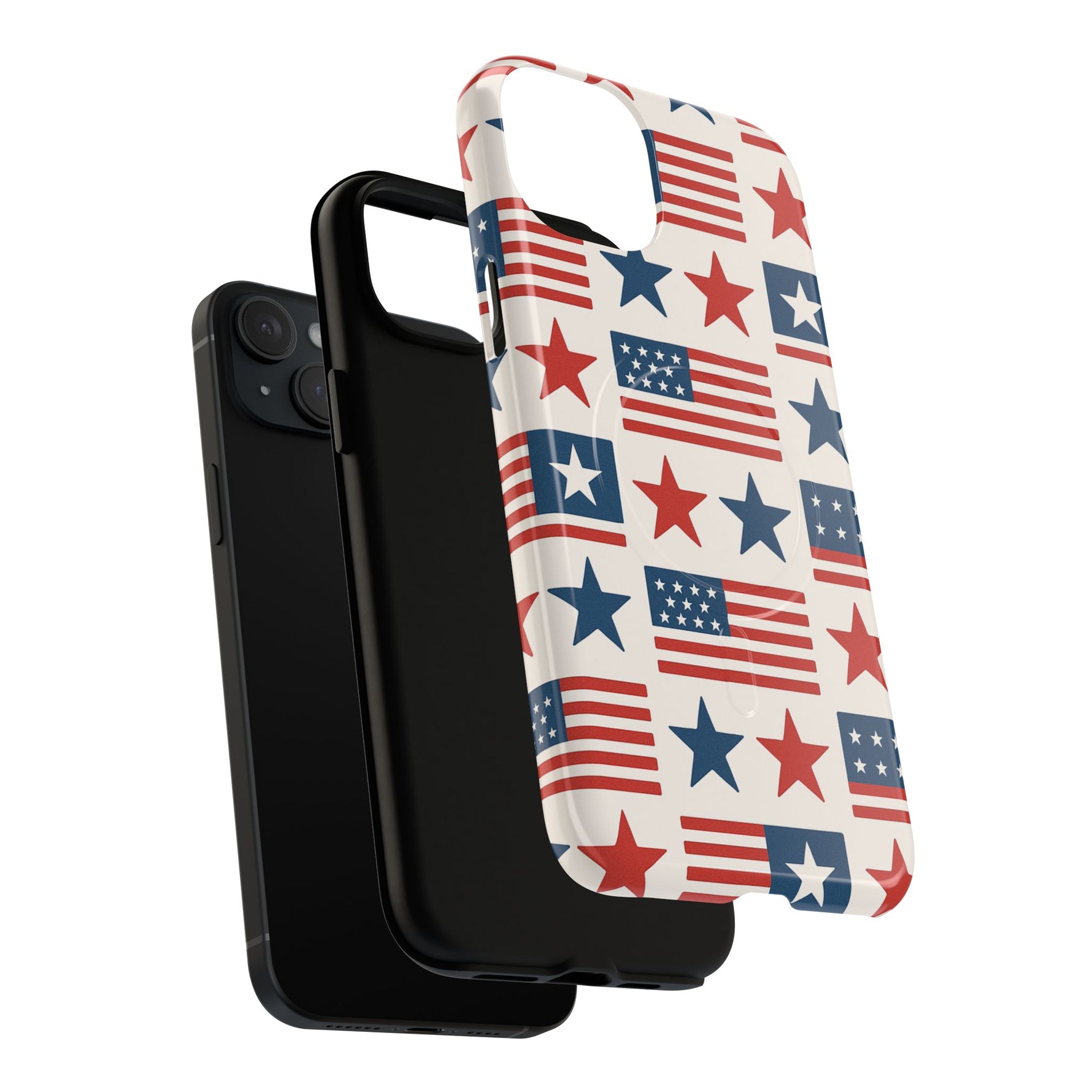 Patriotic American Flag iPhone Case | MagSafe