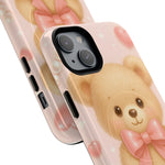 Ribbon Teddy Bear Love iPhone Case with MagSafe  Shamo's