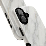 Classic White Marble iPhone Case with MagSafe  Shamo's