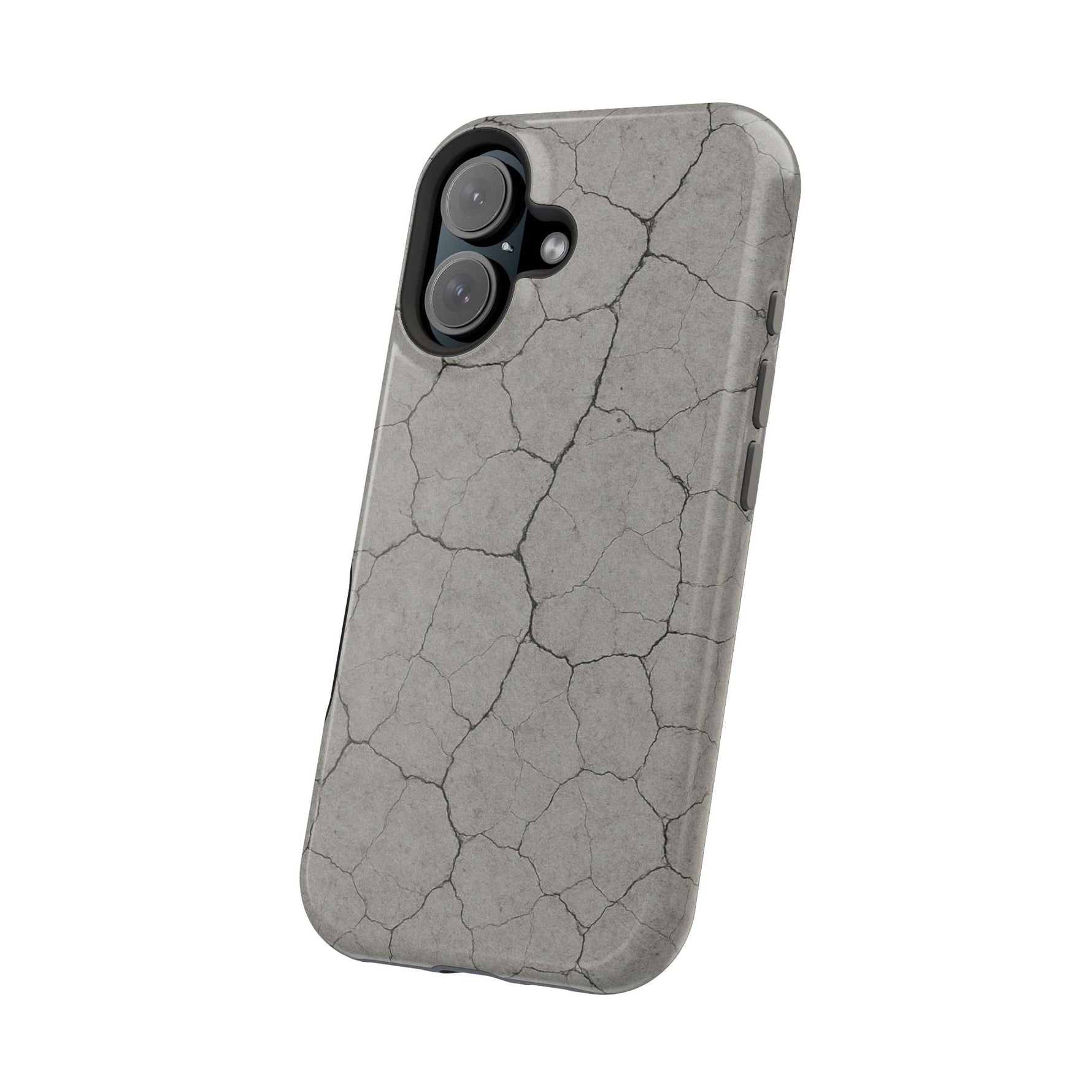 Cracked Concrete Texture iPhone Case with MagSafe compatibility  Shamo's