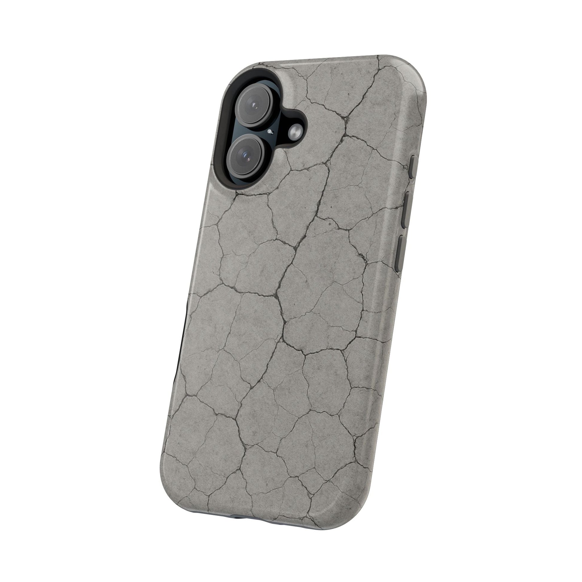 Cracked Concrete Texture iPhone Case with MagSafe compatibility  Shamo's