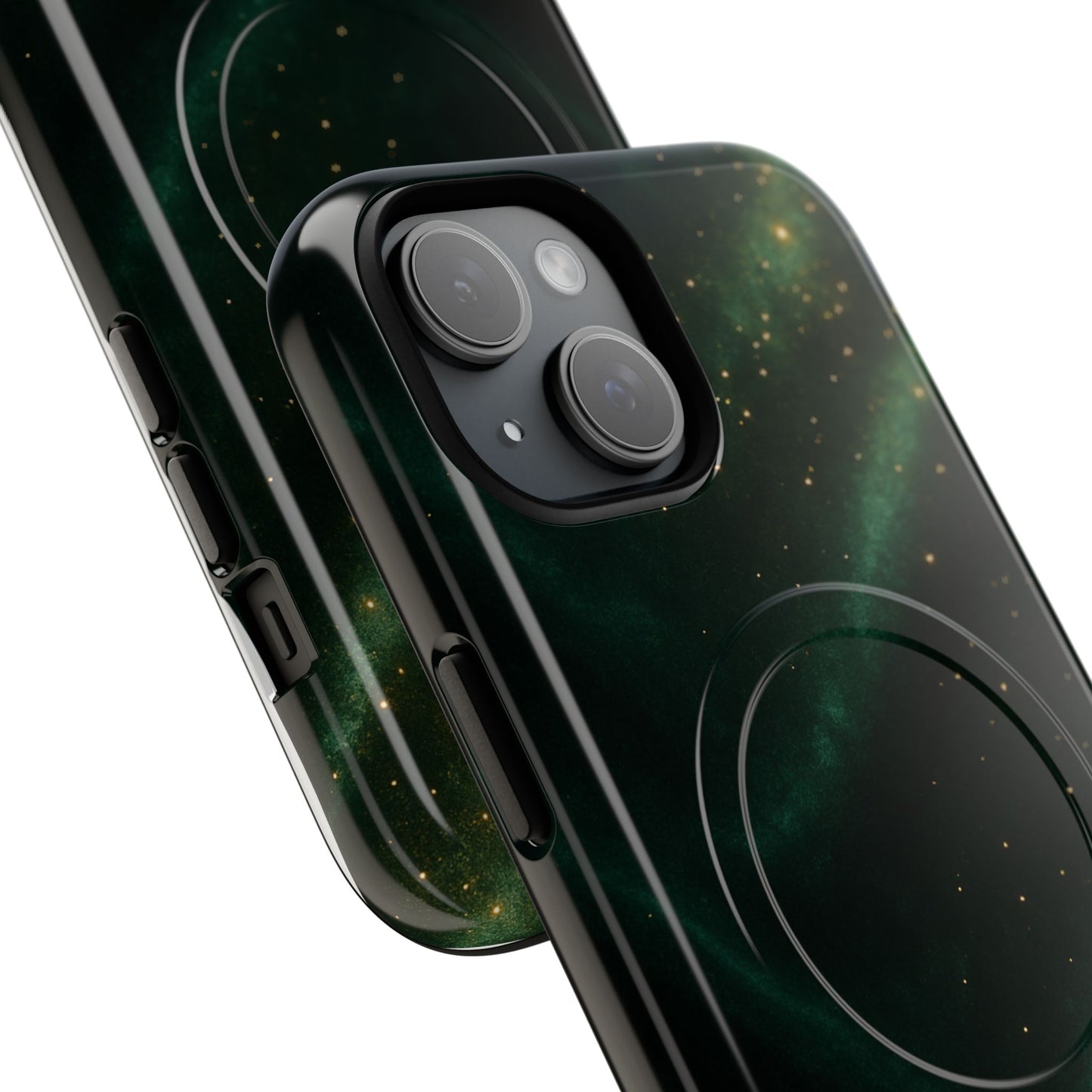 Luxury Series Emerald Galaxy iPhone Case with MagSafe - Shamo's