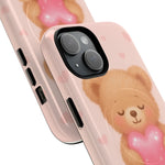Heart Hug Teddy Bear iPhone Case – with MagSafe - Shamo's