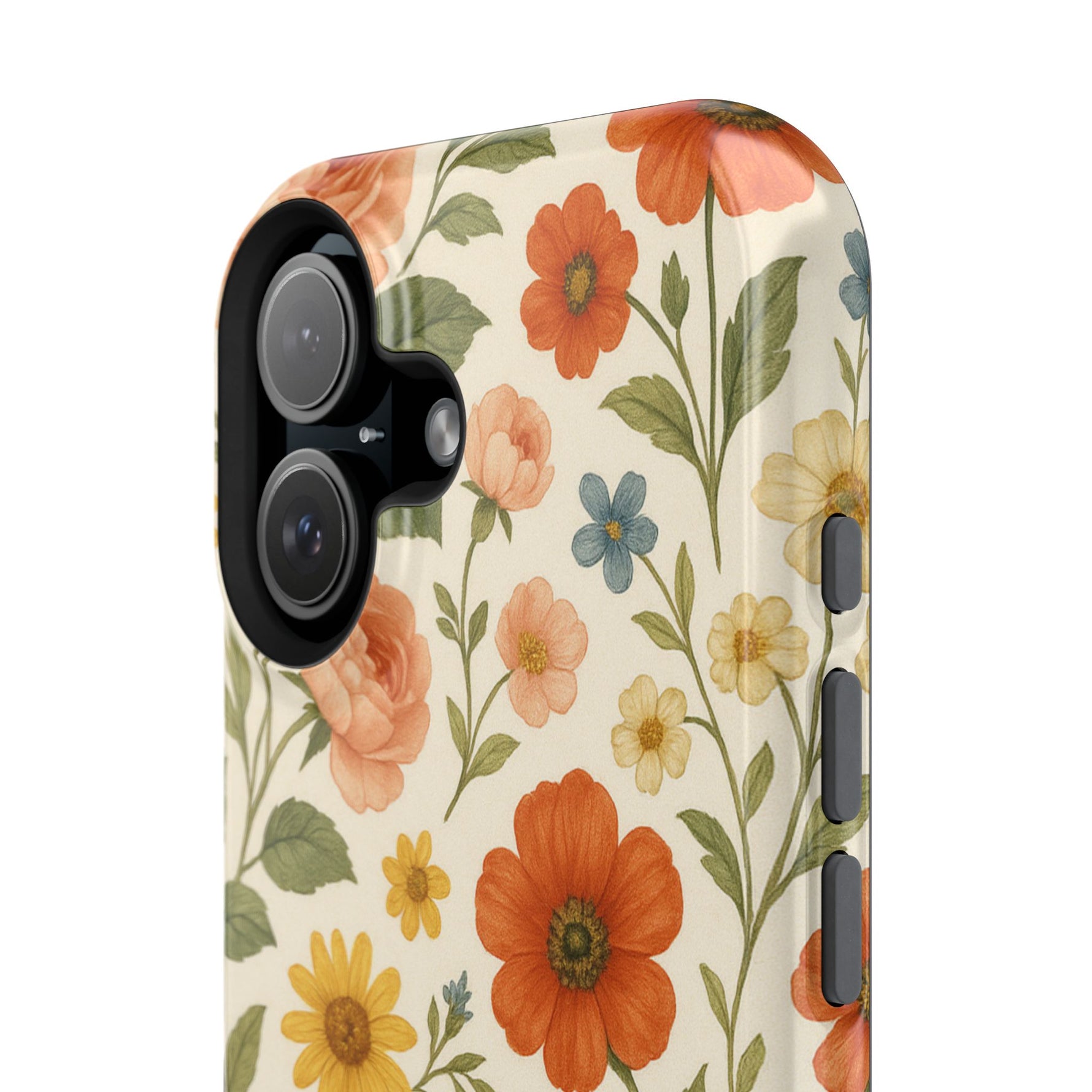 Floral Vintage Garden iPhone Case — with MagSafe