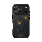 Gold Fireworks Celebration iPhone Case with MagSafe - Shamo's