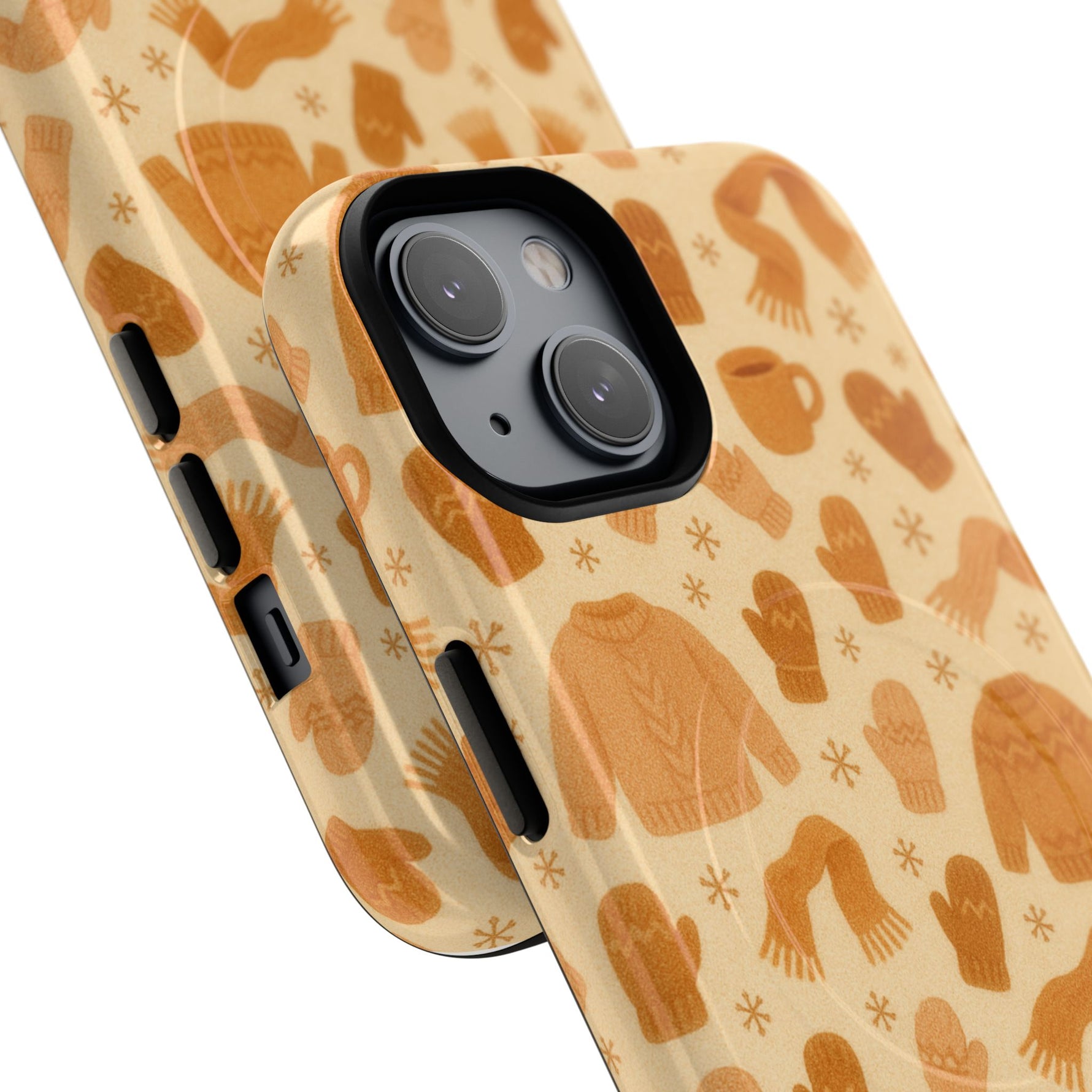 Cozy Winter Sweaters Holidays iPhone Case — Warm Knit Pattern with MagSafe - Shamo's