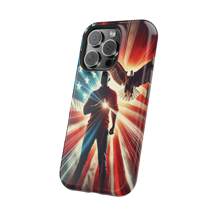 Magnetic Tough Phone Case with MagSafe Compatibility - Proud American Design Edition