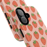 Strawberry Pattern Magnetic Phone Case | Berry Sweet Love - Shamo's