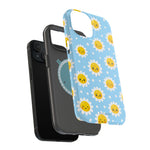 Sunny Daisy MagSafe Compatible Magnetic Phone Case — Impact-Resistant Cover