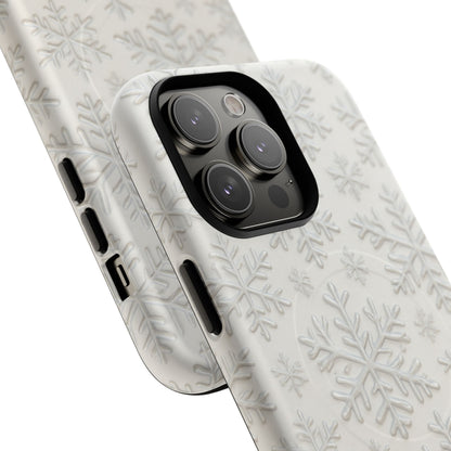 Snowflake Texture iPhone Case compatible with MagSafe