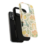Italian Summer Drawing  iPhone Case — Lemon & Vespa Pattern Tough MagSafe Case  Shamo's