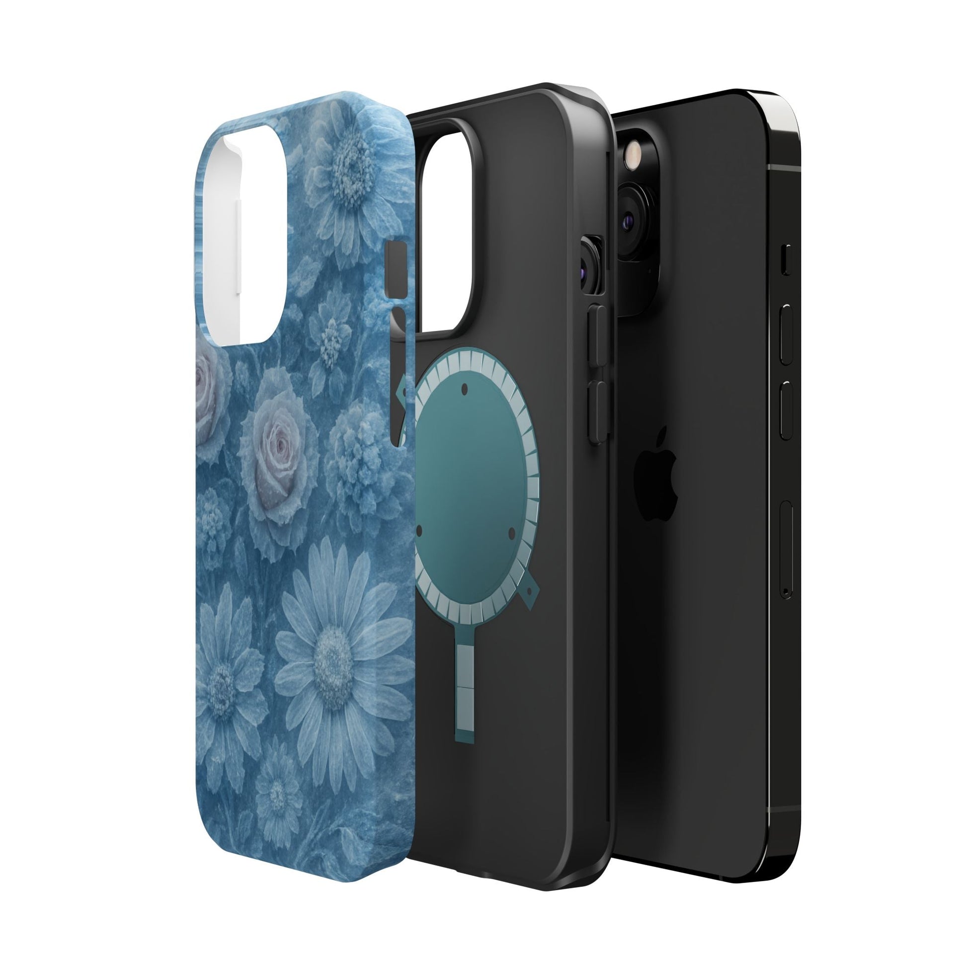 Frozen Beauty Floral Rose iPhone Case | MagSafe compatible  Shamo's
