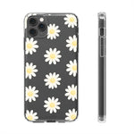 Clear Daisy Floral Phone Case, Impact-Resistant, Anti-Yellowing, Camera & Screen Protection - iPhone 11 Pro Max / Without gift packaging - Shamo's