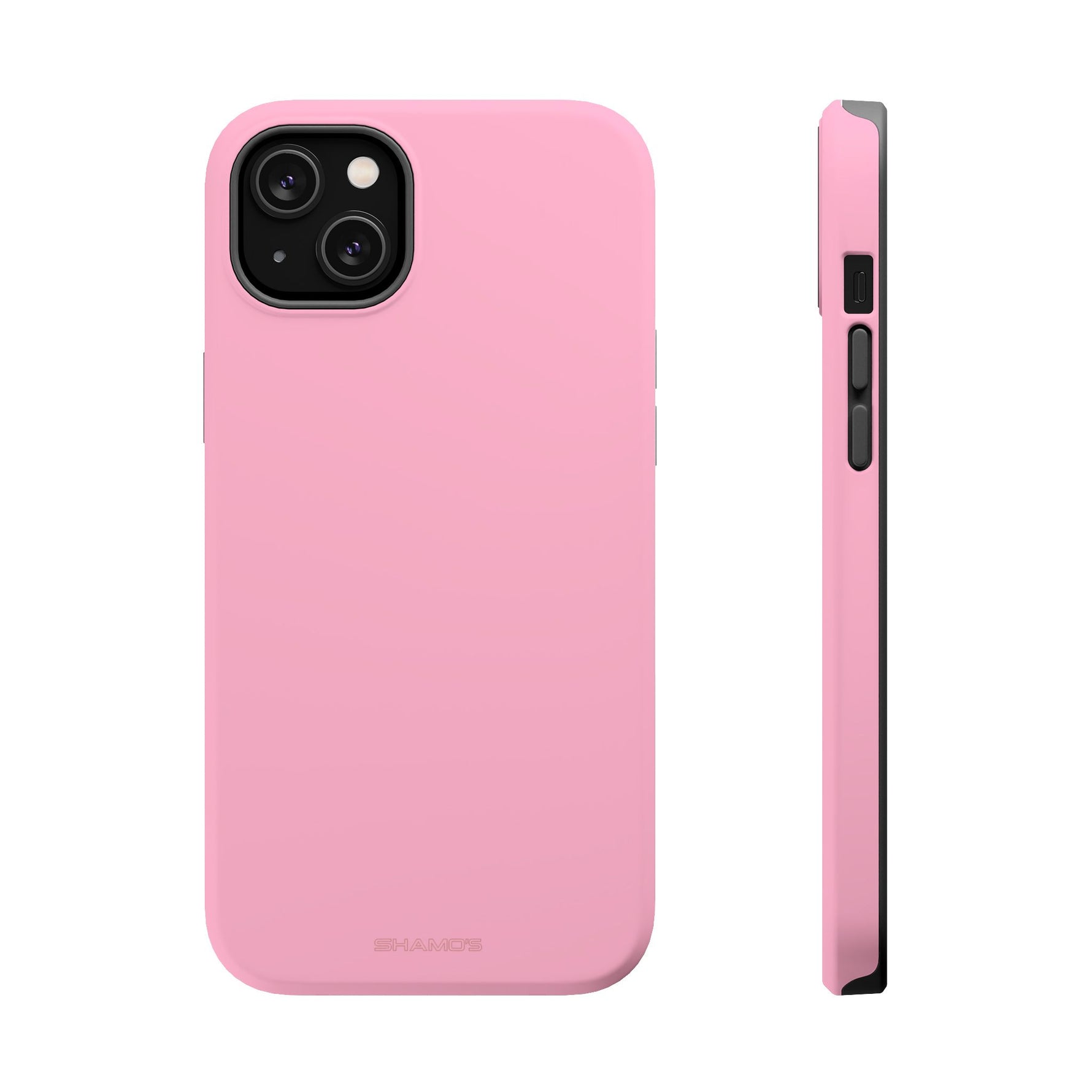 Cotton Candy Pastel Pink Impact-Resistant Phone Case | Slim Protective MagSafe-Compatible Cover