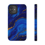 Blue Gold Marble Phone Case  Shamo's iPhone 12 / Glossy / Without gift packaging