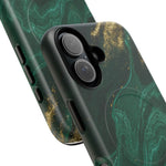 Emerald Marble with Gold Veins iPhone Case | with MagSafe  Shamo's