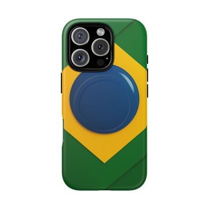 Brazil Flag iPhone Case | MagSafe