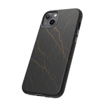 Black Marble Tough iPhone Case  Shamo's