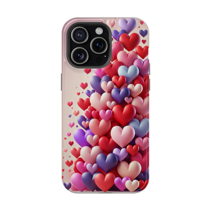 Shamo's Phone Case | MagSafe Compatible | Love Hearts Theme for iPhone 17 and more