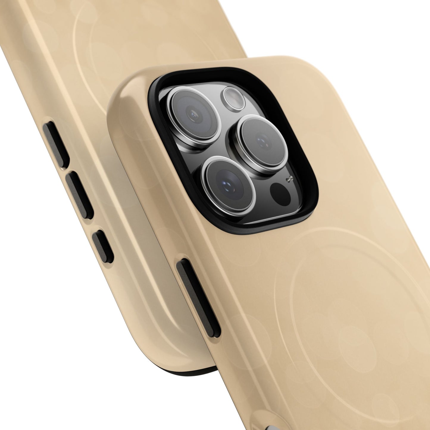 Gold Glitter Holiday iPhone Case — MagSafe-Compatible Design