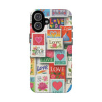Vintage Romantic Love Stamp iPhone Case | Tough Protection + MagSafe  Shamo's iPhone 16 Plus / Matte