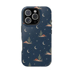 Desert Moon MagSafe Phone Case, glossy iPhone 16 Pro, rear view