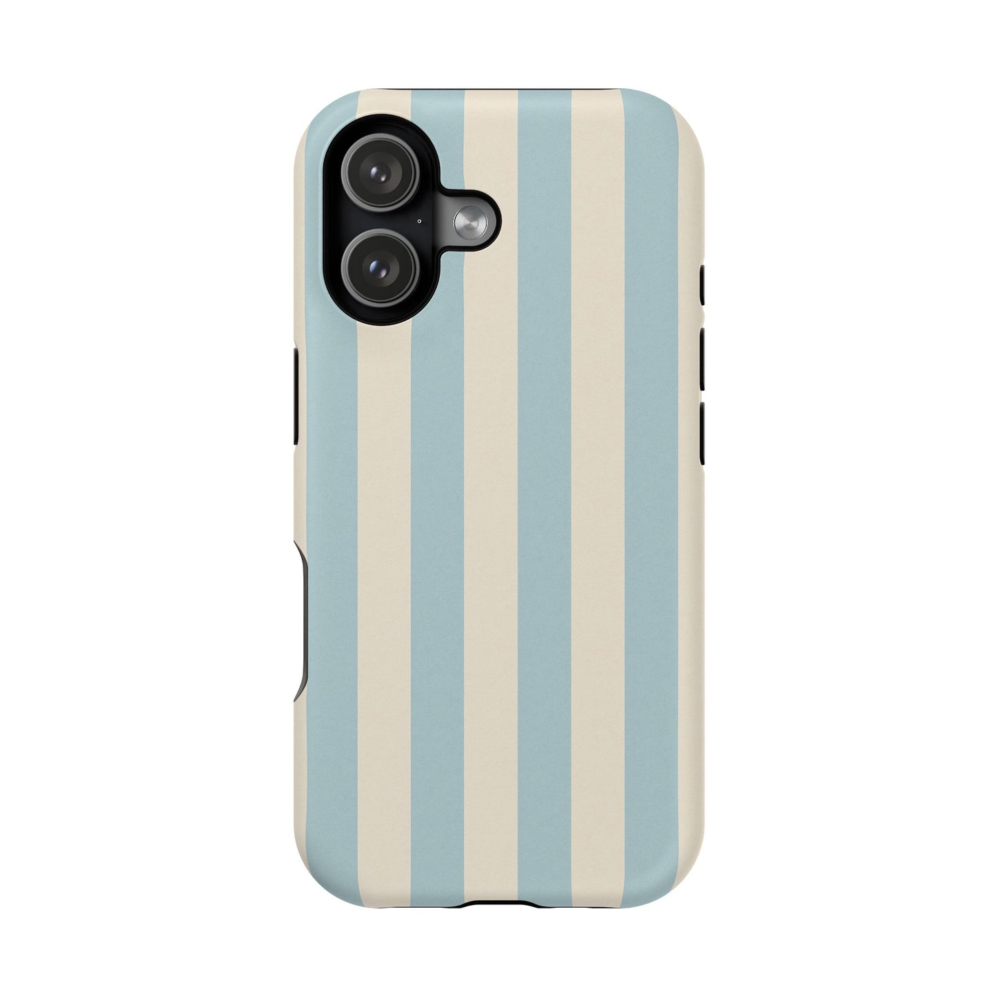 Blue Strips Pattern iPhone Case Compatible with MagSafe