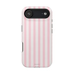 Pink Stripe Impact-Resistant Phone Case | MagSafe