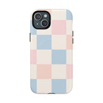 Pastel Checkerboard Pattern iPhone Cases - MagSafe - Shamo's