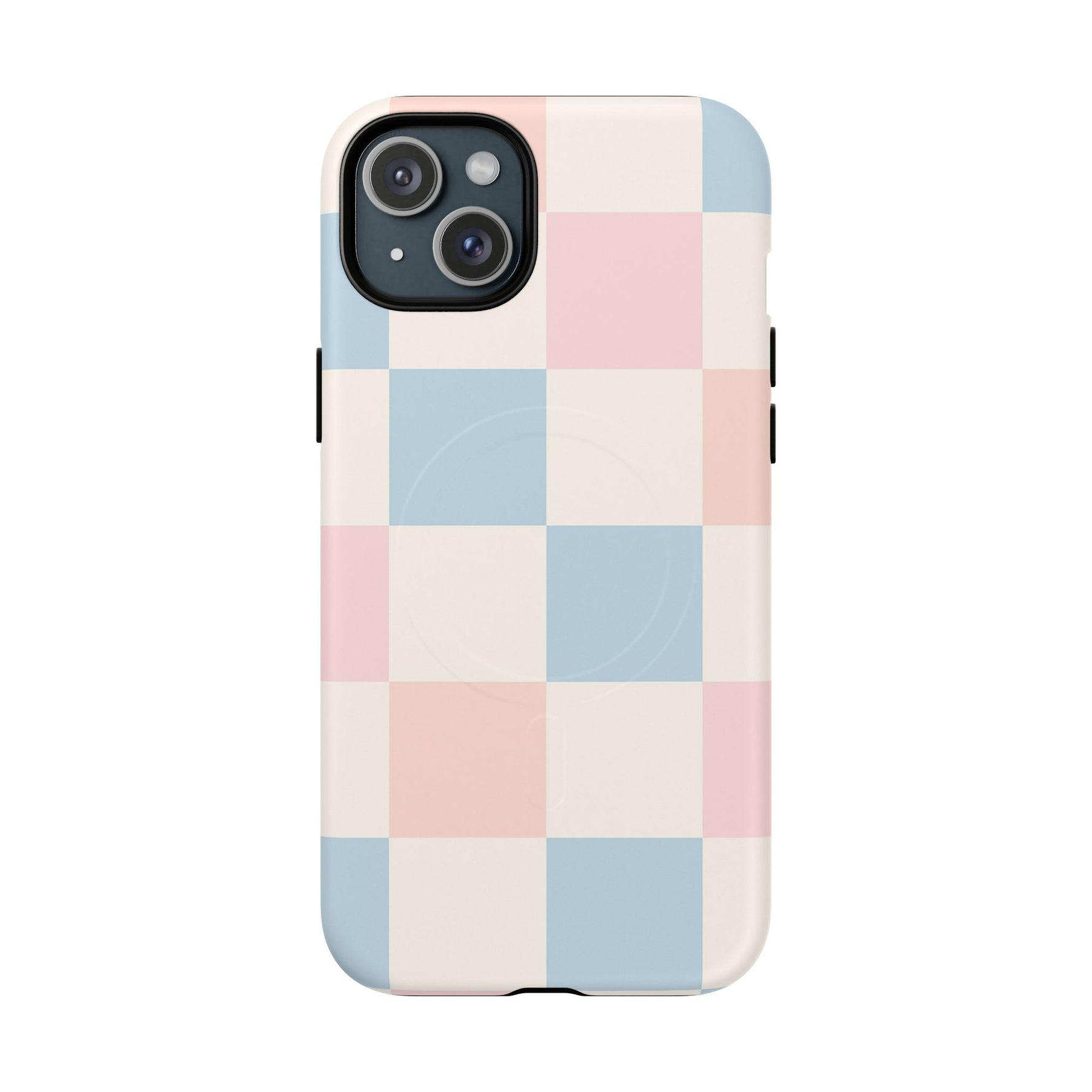 Pastel Checkerboard Pattern iPhone Cases - MagSafe - Shamo's