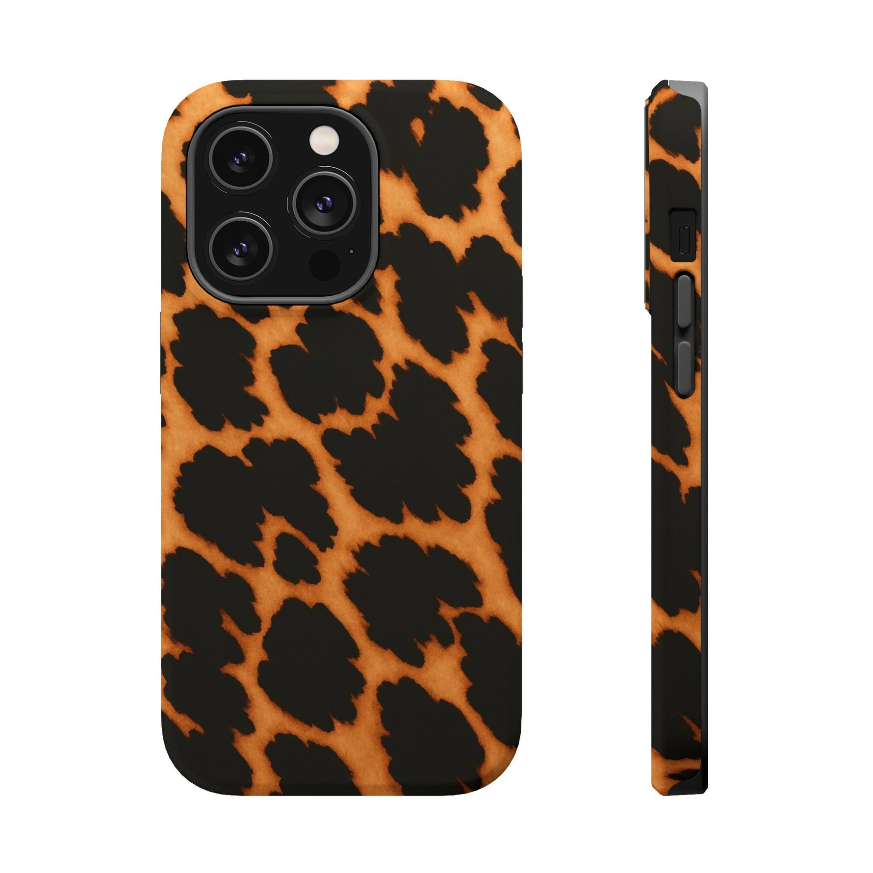 Leopard Print Impact-Resistant iPhone Case with MagSafe Compatibility  Shamo's iPhone 14 Pro / Matte