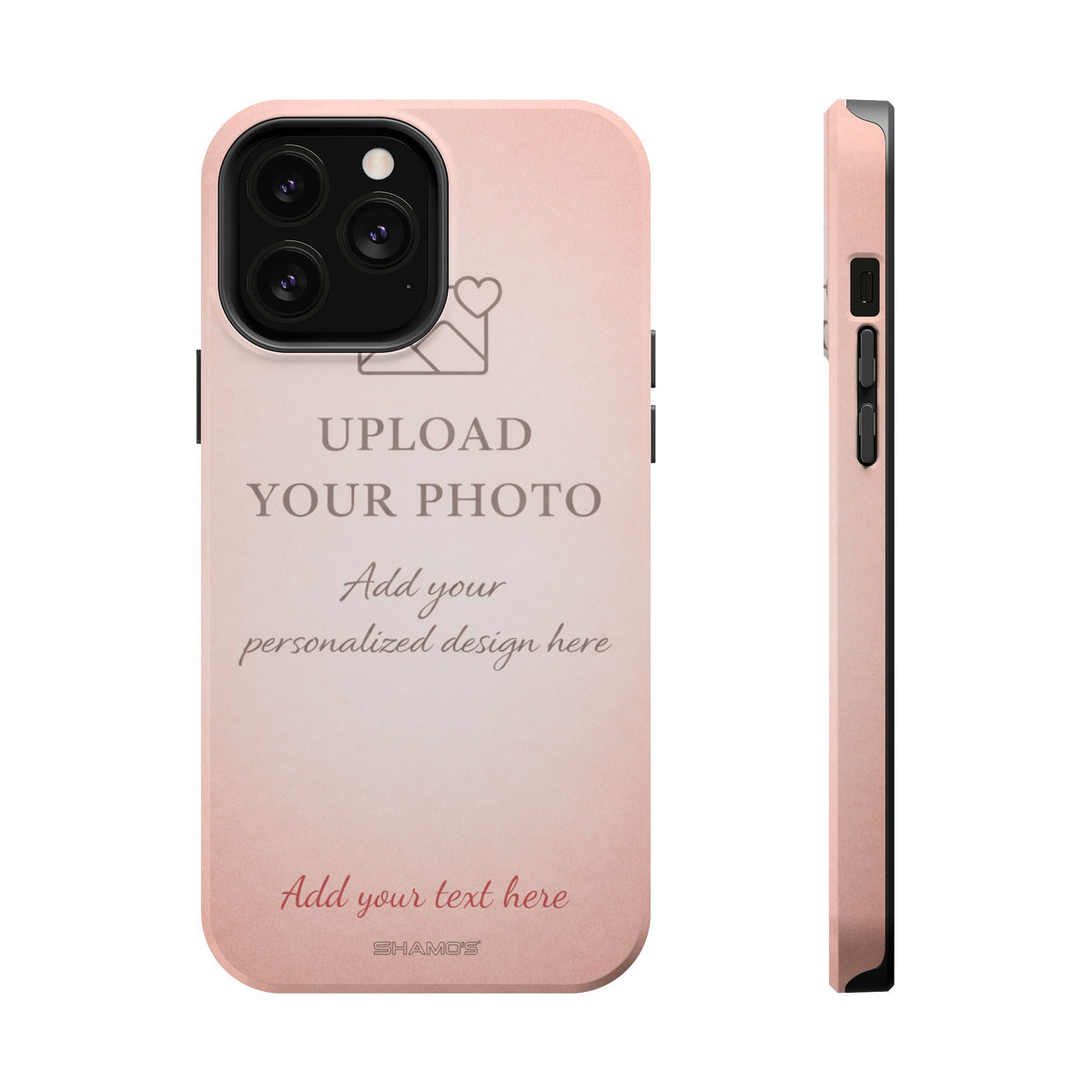Personalizable iPhone Case | Add Your Own Photo and Text | MagSafe Compatible