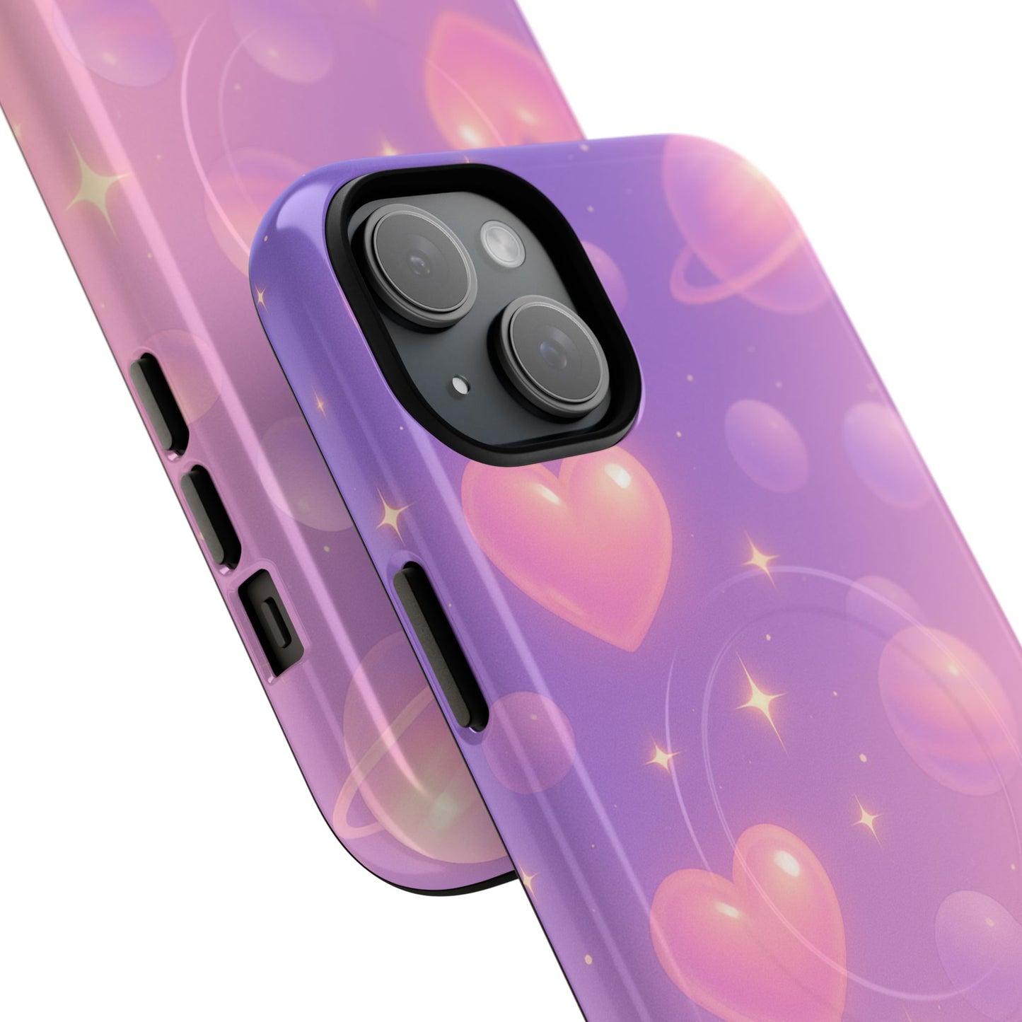 Galactic Hearts iPhone Case with MagSafe - Shamo's