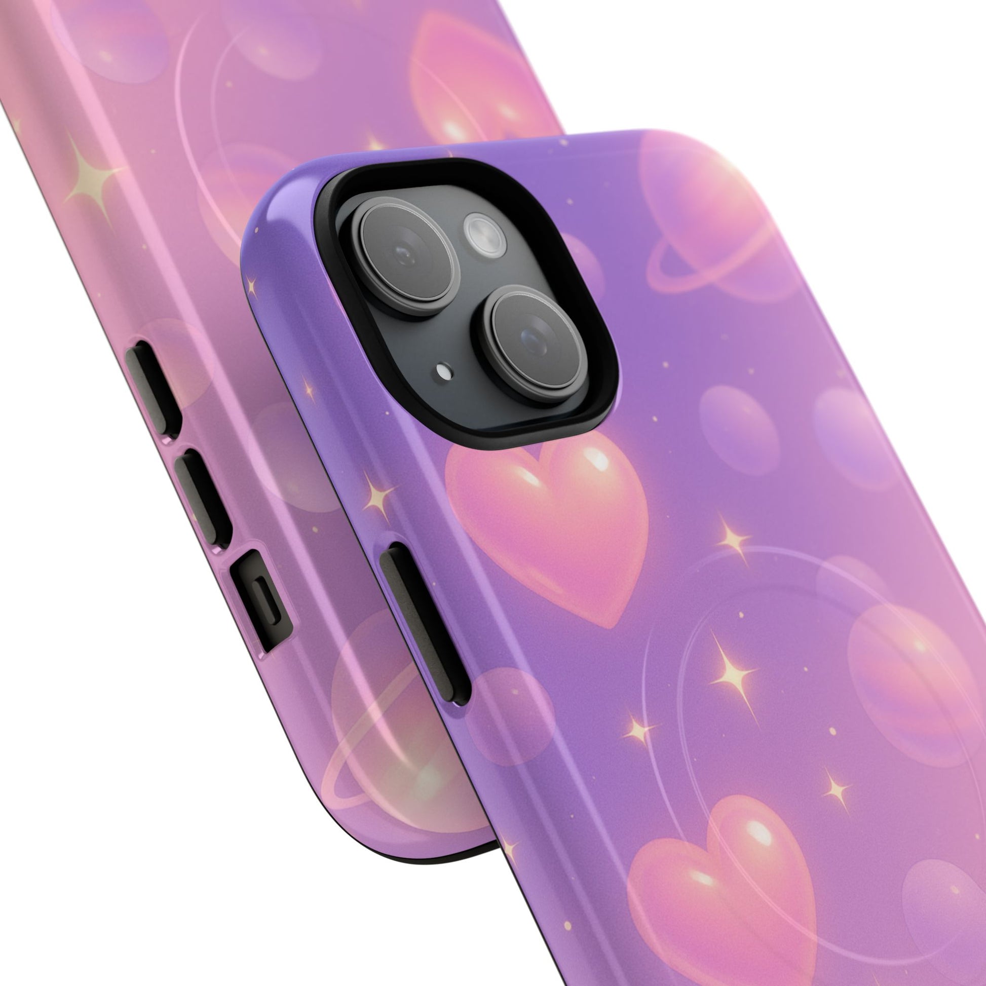 Galactic Hearts iPhone Case with MagSafe - Shamo's