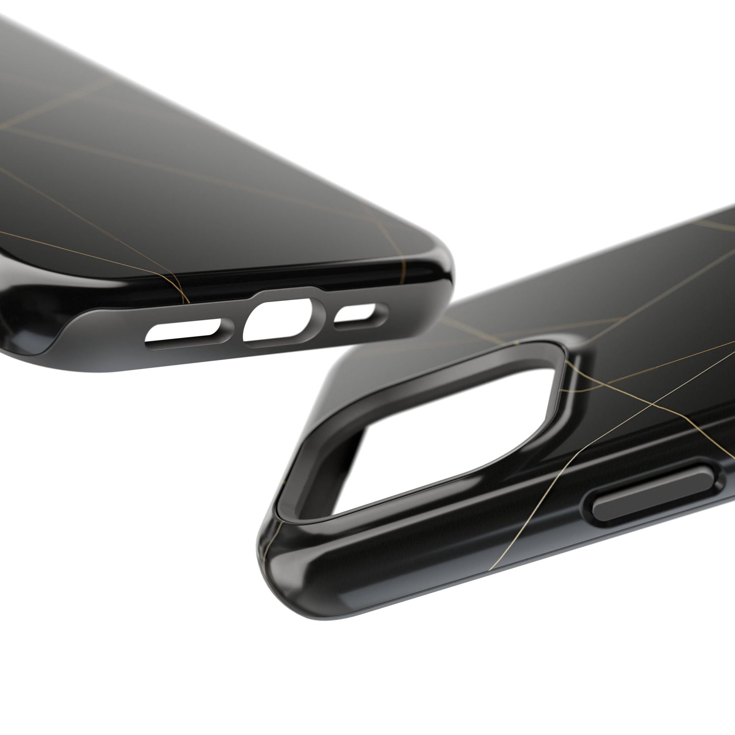 Black Geometric Design iPhone Case | MagSafe  Shamo's