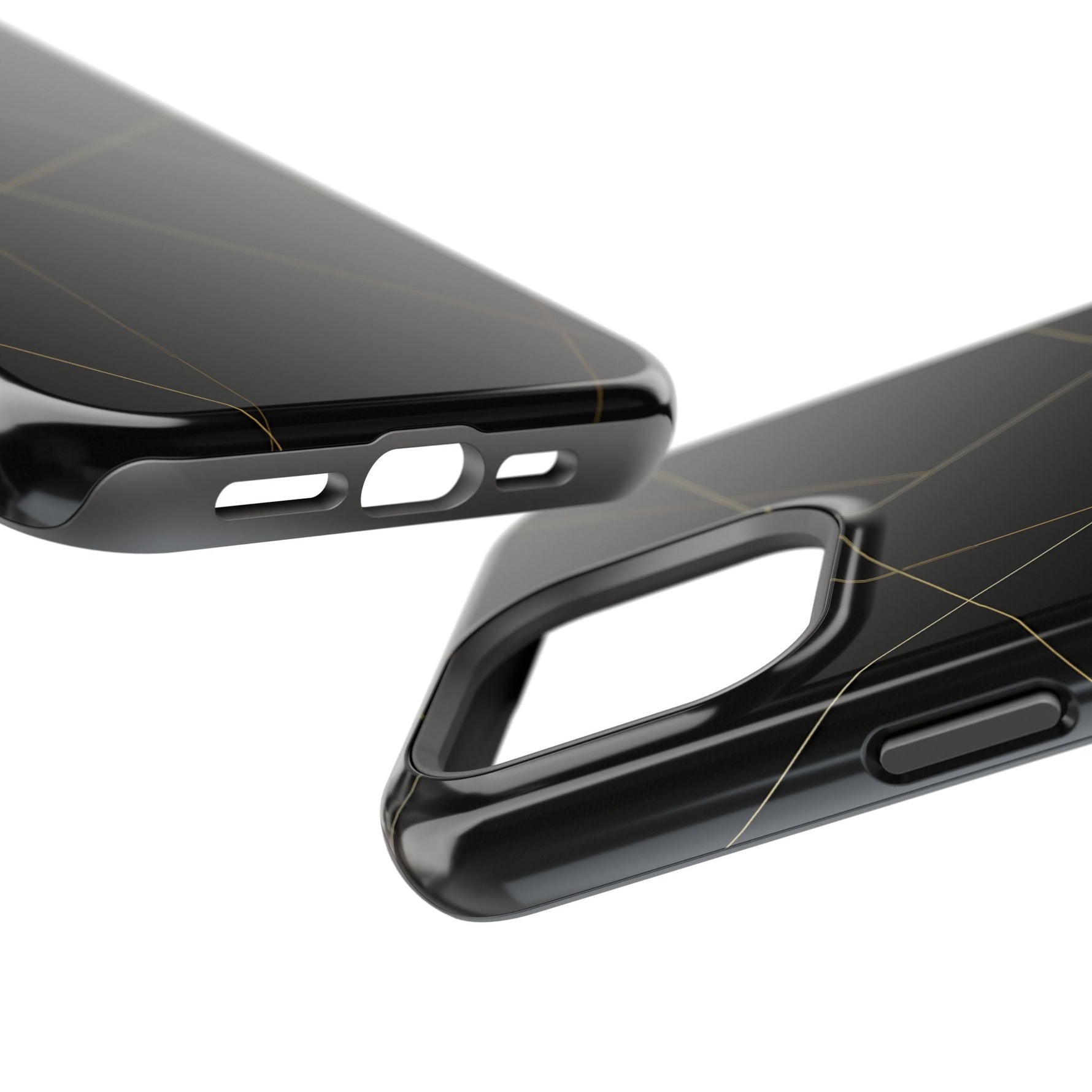 Black Geometric Design iPhone Case | MagSafe  Shamo's