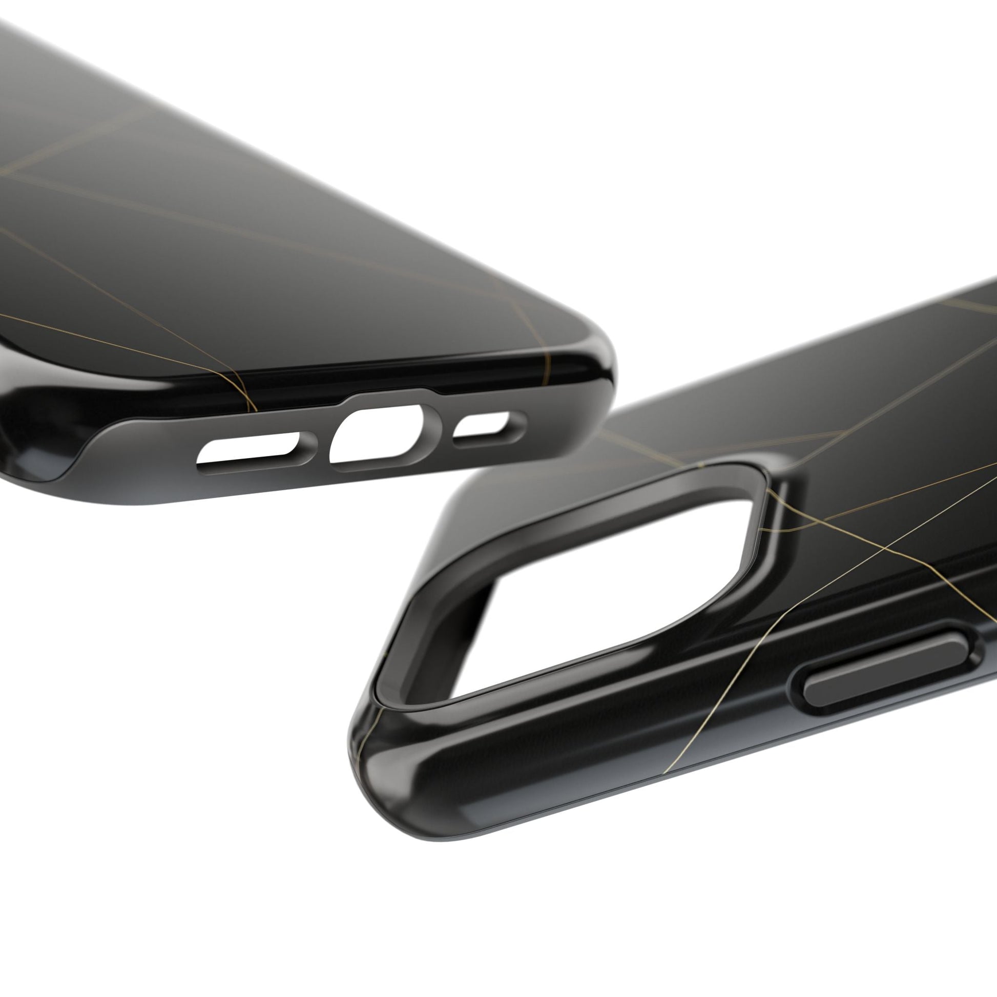 Black Geometric Design iPhone Case | MagSafe  Shamo's