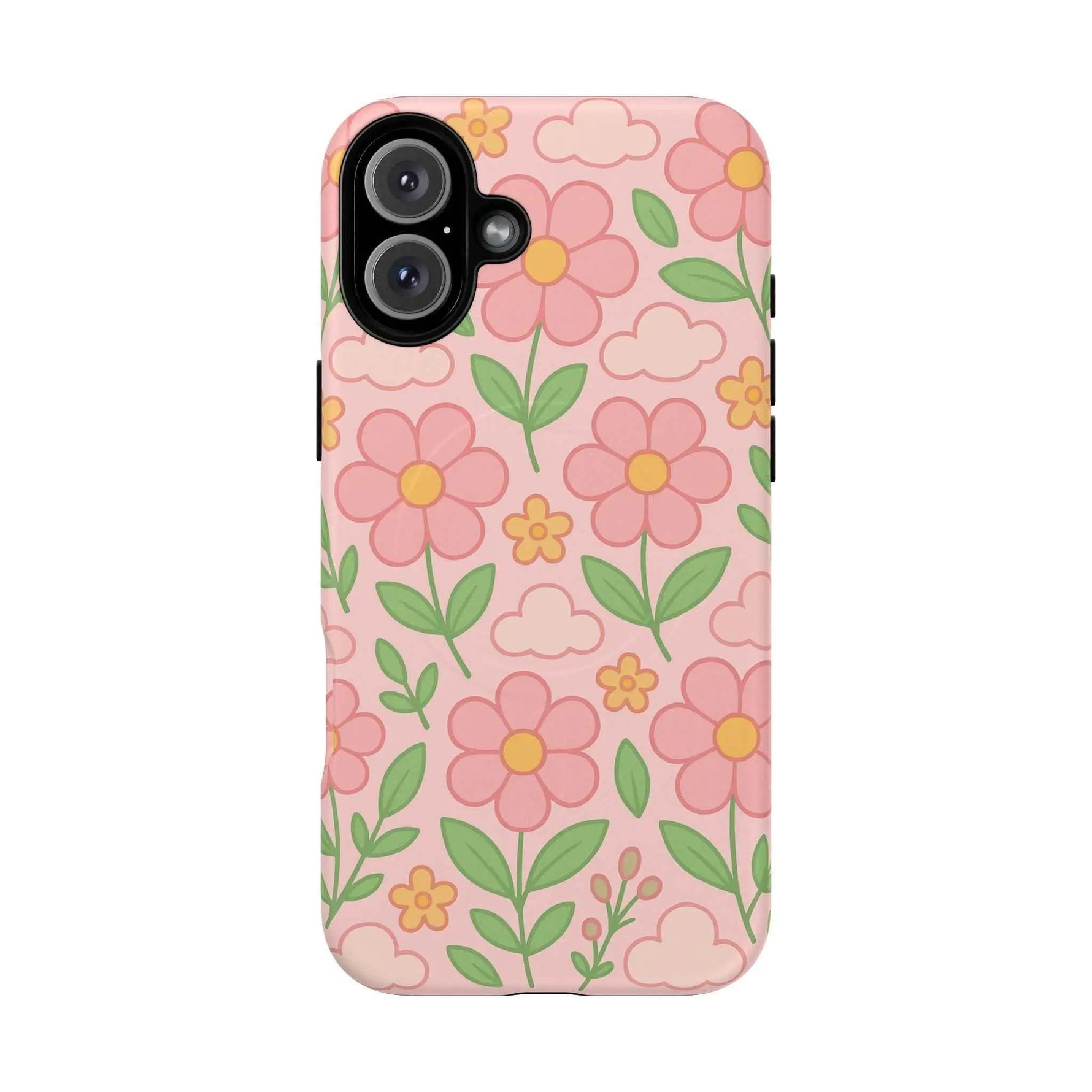 Floral Tough MagSafe Magnetic Phone Case - Stylish Protection for Your Device