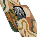 Abstract Earth-Tone Impact iPhone Case — MagSafe  Shamo's