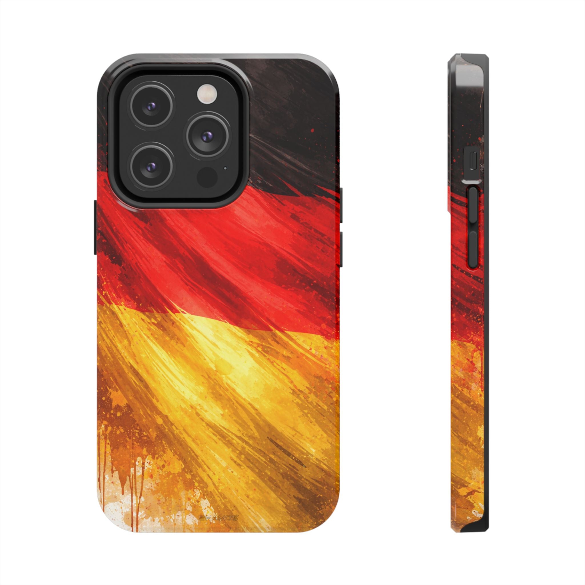 German Flag Tough Phone Case - iPhone 14 Pro - Shamo's