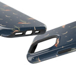 Desert Moon MagSafe Phone Case, glossy square triple-camera Pro model, port openings and edge details
