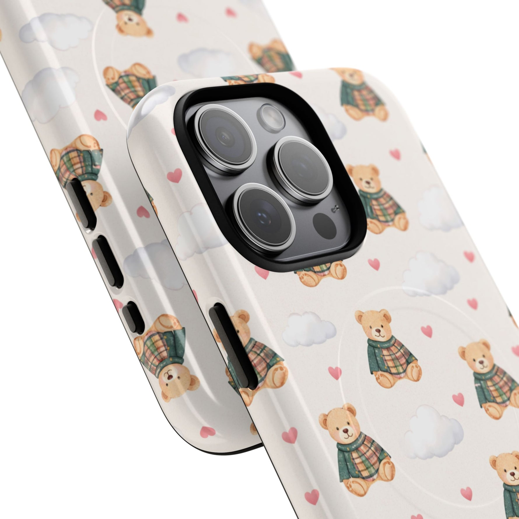 Funda para iPhone con diseño de osito de peluche Dreamy Cloud y MagSafe