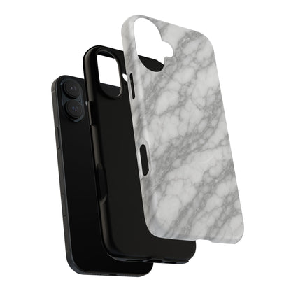 Silver Mist Marble iPhone Case with MagSafe