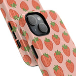 Strawberry Pattern Magnetic Phone Case | Berry Sweet Love
